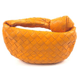 Orange MINI JODIE Intrecciato Nappa Bag / BOTTEGA VENETA
