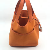 Orange Minium Picotin Cargo 18 Toile Goéland Swift Bucket-style Bag / HERMES