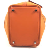 Orange Minium Picotin Cargo 18 Toile Goéland Swift Bucket-style Bag / HERMES