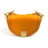 Orange MOONLIGHT Smooth Leather Crossbody Bag / FENDI