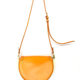 Orange MOONLIGHT Smooth Leather Crossbody Bag / FENDI