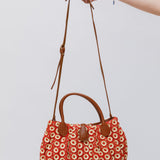 Orange PORTISSOL Daisy Embroidered Bag / JAMIN PEUCH