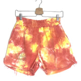 Orange Tie-dyed Mini Shorts - One Size