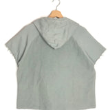 Pale Green Short Sleeves Hoodie Sweater / CROSSLEY - Size S