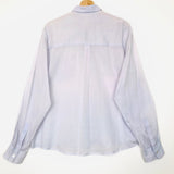 Pale Lavender Cotton Veil Buttoned Shirt / INDIGO - Size S