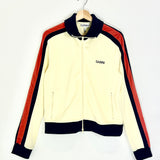 Pale Yellow Recycled Logo Tracksuit Zipper Jacket / GANNI