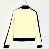 Pale Yellow Recycled Logo Tracksuit Zipper Jacket / GANNI
