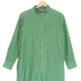 Papille Green and Yellow Striped Romper Jumpsuit / BALZAC - Size 38