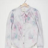 Pastel Bleached Denim Jacket - model LEONA / ISABEL MARANT ETOILE - Size 38