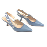 Pastel Blue J'Adior Slingback Pumps / DIOR - Size 36
