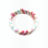 Pastel Stretch Enamel Flat Bracelet / ROXANNE ASSOULIN - One Size