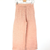 Peach Organic Linen with Elastic Waistband YAFFA Pants / LE KASHA - Size S