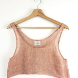 Peach TAHTA Linen Top / LE KASHA - Size S