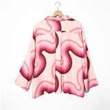 Peach/Pink Waves Pyjama Top / KARAVAN - One Size