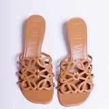 Petal Anagram Leather Sandals / LOEWE - Size 37