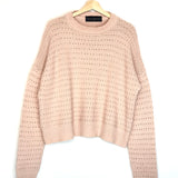 Petal Crystal Embellished  Long Sleeves Sweater / NOUR HAMMOUR