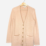 Petal Textured Cotton-blend SUE Cardigan / L'AGENCE - Size XS