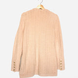 Petal Textured Cotton-blend SUE Cardigan / L'AGENCE - Size XS