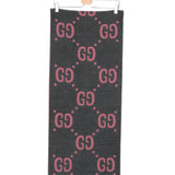 Pink and Grey GG Jacquard Wool Scarf / GUCCI