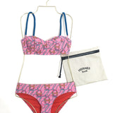 Pink ARIANA Nautical Rope and Chain Link Bikini / HERMES - Size 36