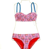 Pink ARIANA Nautical Rope and Chain Link Bikini / HERMES - Size 36