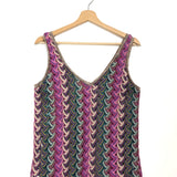 Pink CALVI Crocheted Tank Top / VIE TA VIE - Size 1