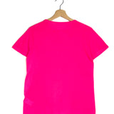 Pink Cashmere Short Sleeve Top / MAJESTIC FILATURES - Size 2