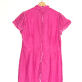 Pink HARLOW Velvet Mini Dress / KITRI STUDIO - Size UK 14