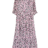Pink KRISTEN Psychedelic Tulip Midi Dress / RIXO - Size M