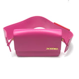 Pink Le Carinu Leather Shoulder Bag / JACQUEMUS