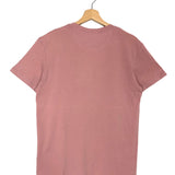 Pink Logo Printed Cotton T-shirt / VALENTINO - Size XS