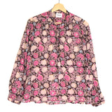 Pink MARIA Floral Print Cotton Voile Blouse / ISABEL MARANT ETOILE - Size 38