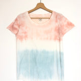 Pink Pastel TORO Rainbow T-shirt / LEON & HARPER - Size L