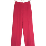 Rose Pink Pleated Straight Leg Pants / CLAUDIE PIERLOT - Size 36