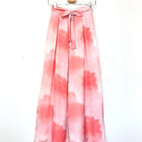 Pink Silk Wrap Skirt - model DAISY / FROM ANGIE - One Size