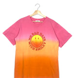 Pink Smiley Tie Dye T-Shirt / SANDRO - Size M