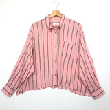 Pink Striped Cotton-Blend Shirt - model YCAO / ISABEL MARANT ETOILE - Size 38