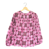 Pink TEREZA Loose-fit Cotton Long Sleeves Blouse / ANTIK BATIK - Size 38