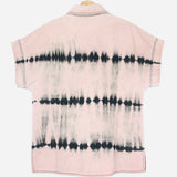 Pink Tie-dyed Buttoned Short Sleeves Overshirt / CHRISTIAN DIOR - Size 40