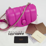 Pink Nappa Serpenti Crossbody Bag / BVLGARI X AMBUSG