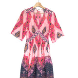 Pink YAYA Printed Mini Dress / BA&SH - Size 0