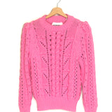 Pink ZACK Knitted Cotton Jumper Sweater / ISABEL MARANT - Size 34