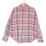 Pink/Green Checked Long Sleeves Shirt - One Size