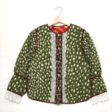 Pink/Green Dallas Reversible Jacket / NEVER FULLY DRESSED - Size S