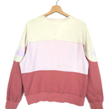 Pink/Maroon Logo GALLIAN Color Block Sweatshirt / ISABEL MARANT ETOILE - Size 36