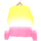Pink/Yellow Gradient-Effect Cotton Sweatshirt / MIRA MIKATI - Size 40