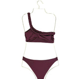 Plum One-shoulder Bikini / KHAVEN - Size S