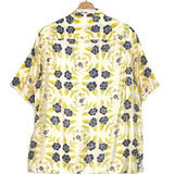 Prairie Indigo/Yellow KEVIN Floral Print Oversized Shirt / NATALIE MARTIN - Size S