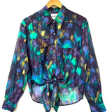 Printed Cotton Voile NATH Shirt / ISABEL MARANT ETOILE - Size 38