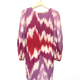 Purple and Pink Tie-dye RITIE Mini Dress / MAJE - Size 38